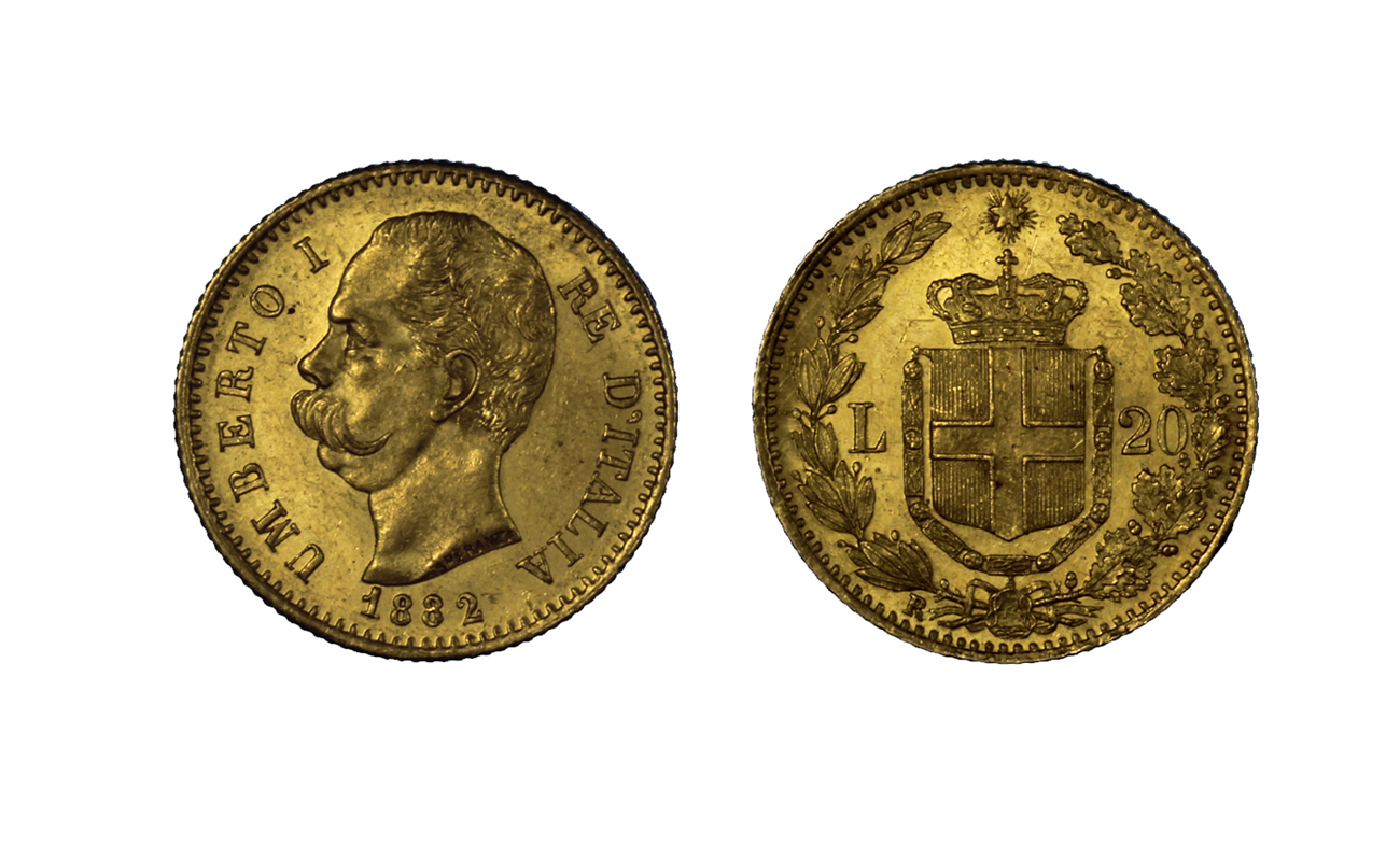 Marengo - 20 lire gr. 6,45 in oro 900/