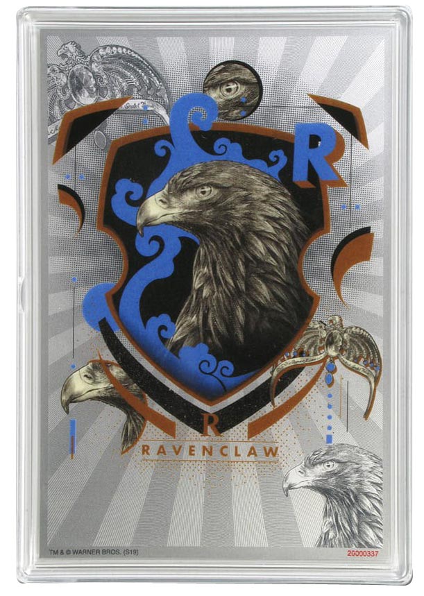 con Simbolo Metallico SMALTATO Noble Collection Corvonero/Ravenclaw BazarPRO Harry Potter Segnalibro Case di Hogwarts Grifondoro Serpeverde