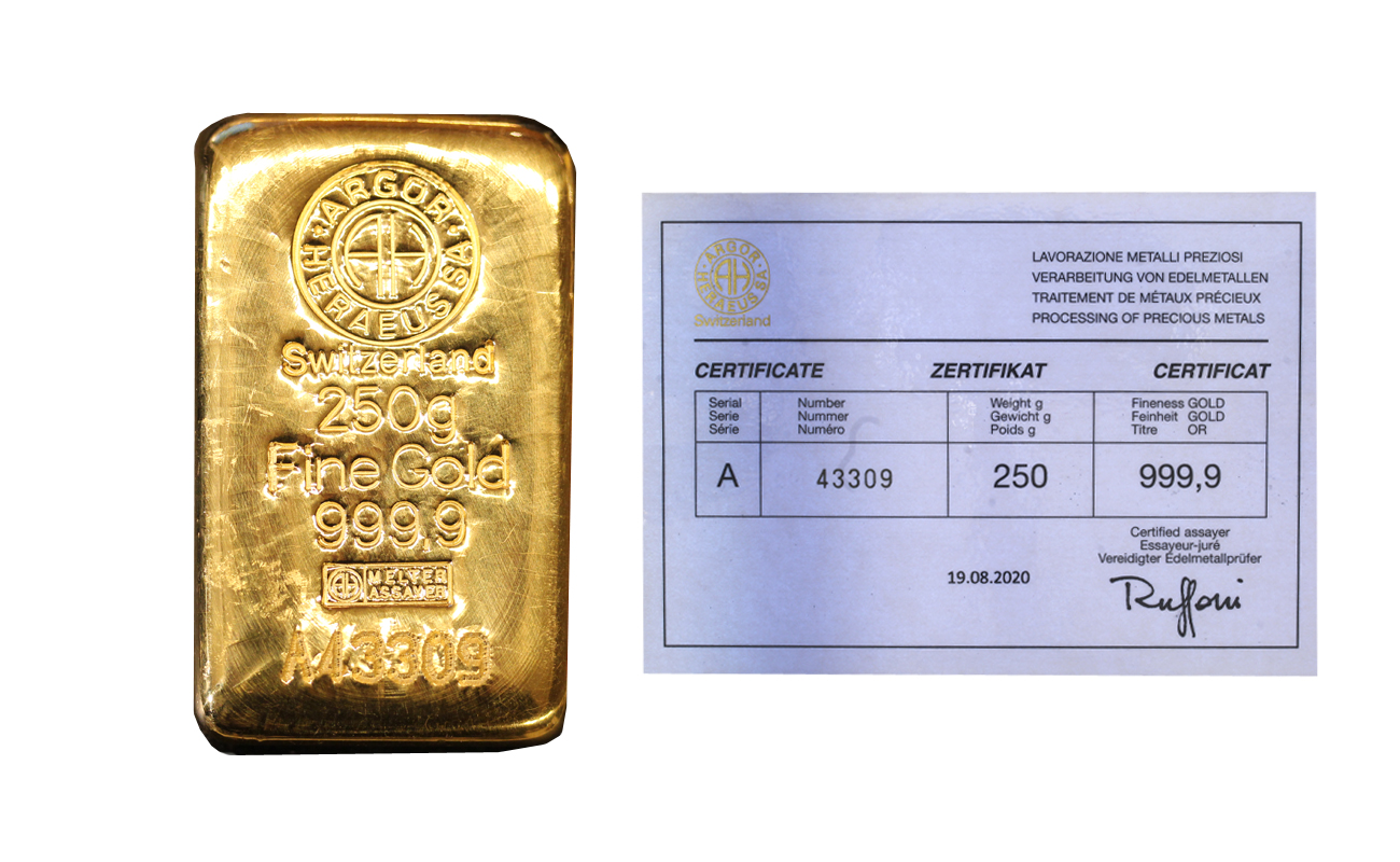 Lingotto oro au International 999,9 certificato Oro Regalo selezione 1g a 20g 