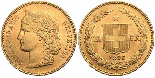 20 franchi - gr. 6,45 in oro 900/