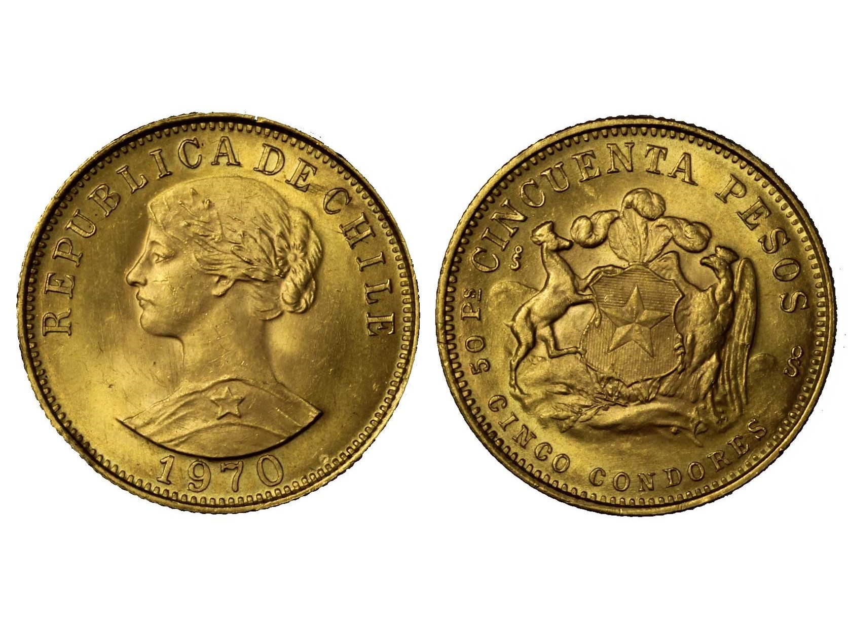 50 pesos gr. 10,181 in oro 900/000 