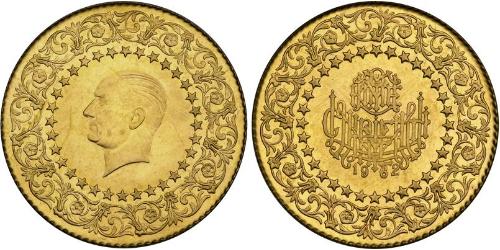 Kemal Ataturk - 100 piastre gr. 7,01 in oro 917/000 