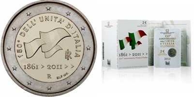 150 Unit d'Italia - 2 Euro in confezione ufficiale