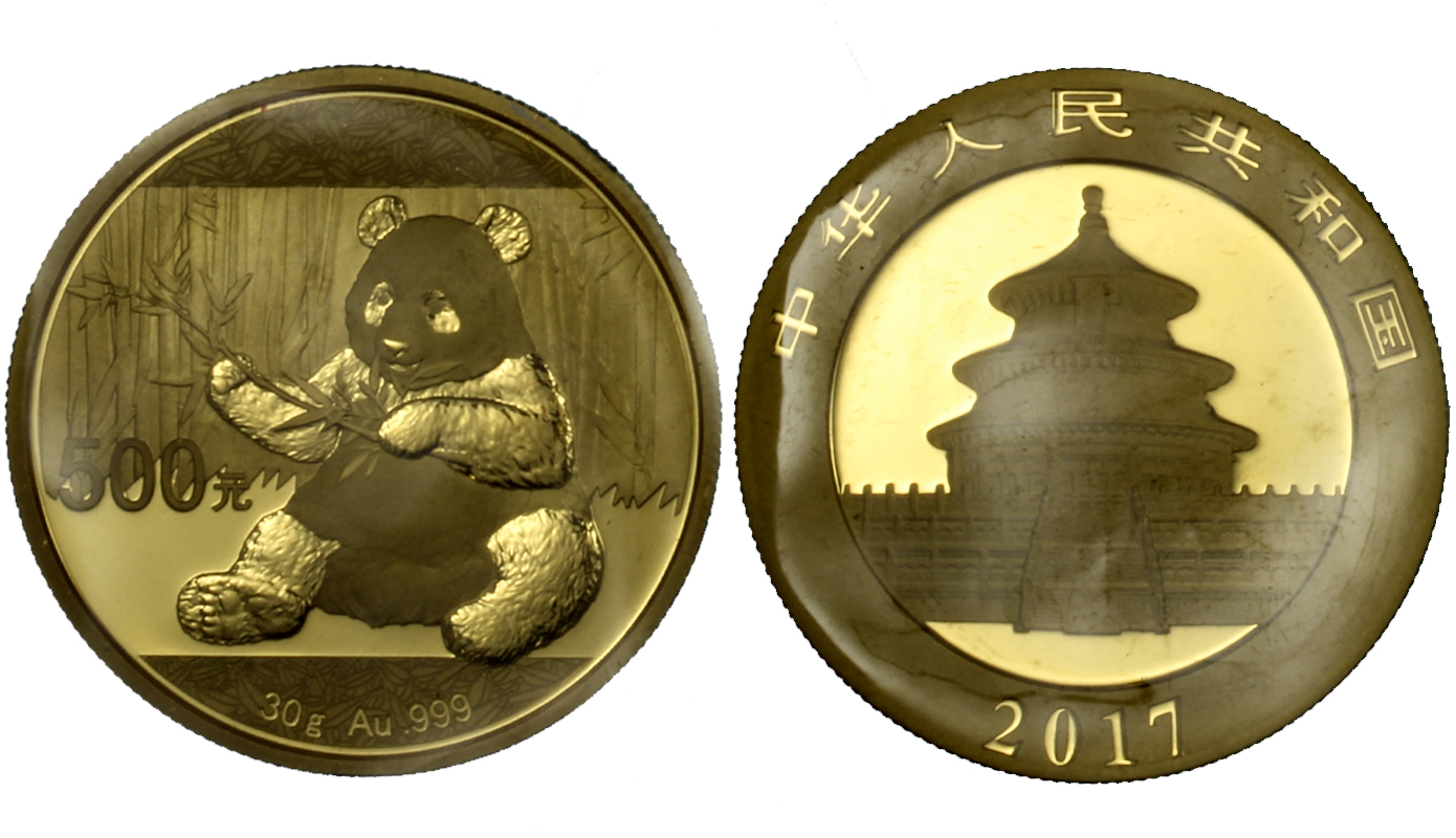 Panda - 500 yuan gr. 30,00 in oro 999/000