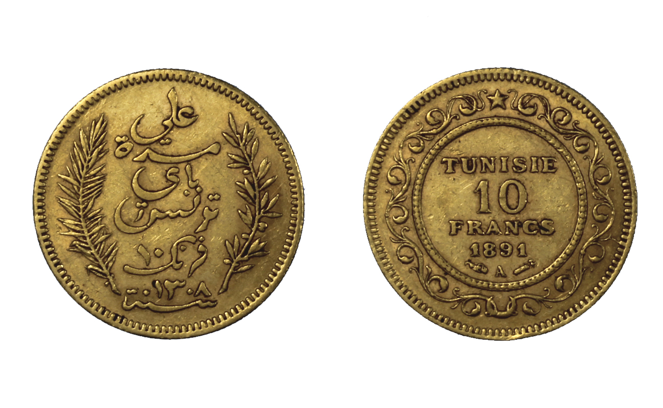 10 franchi gr. 3.22 in oro 900/000 