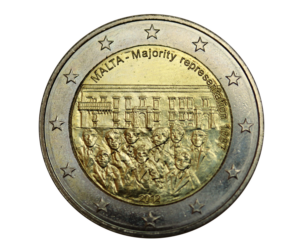 "Sistema Elettorale Maggioritario"- moneta da 2 euro
