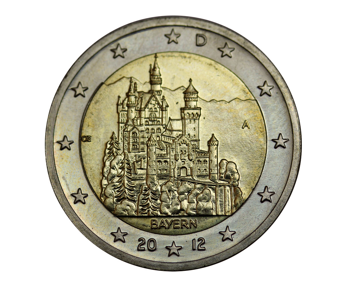 "Castello di Neuschwanstein" - zecca A - moneta da 2 euro