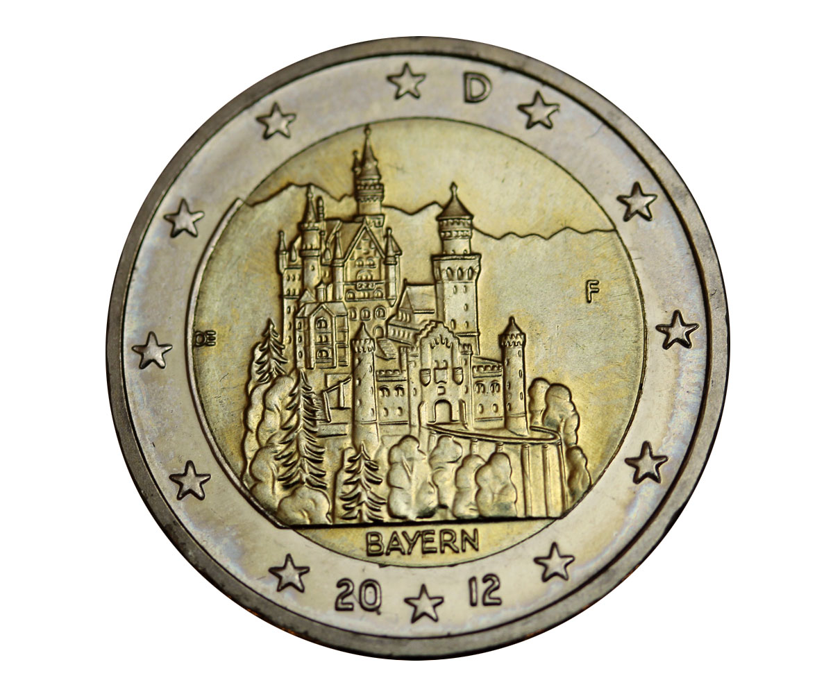 "Castello di Neuschwanstein" - zecca F - moneta da 2 euro