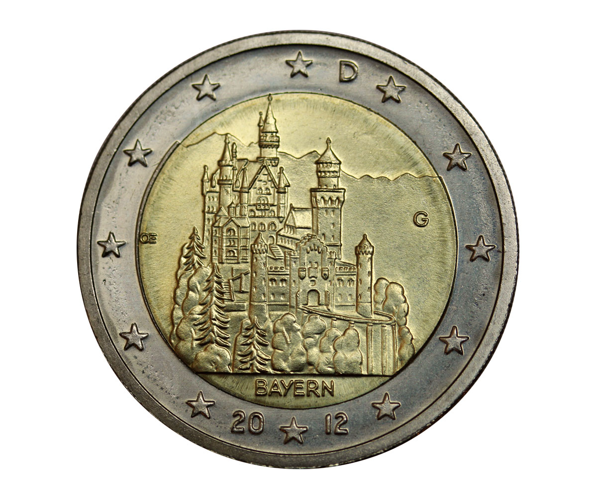  "Castello di Neuschwanstein" - zecca G - moneta da 2 euro