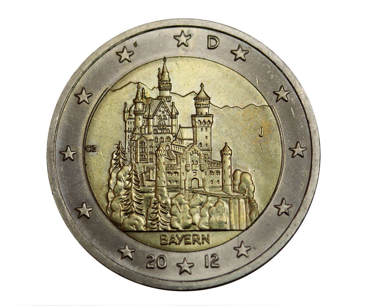  "Castello di Neuschwanstein" - zecca J - moneta da 2 euro