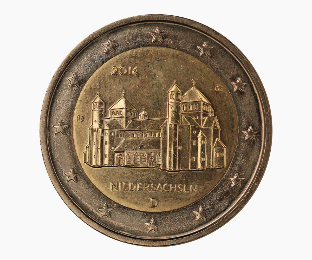 Niedersachsen - zecca D - moneta da 2 euro