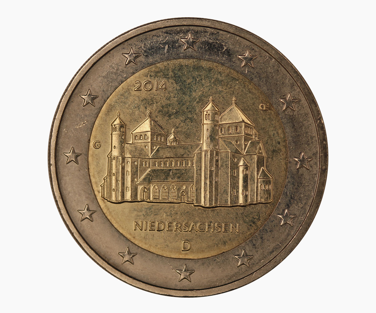 Niedersachsen - zecca G - moneta da 2 euro 