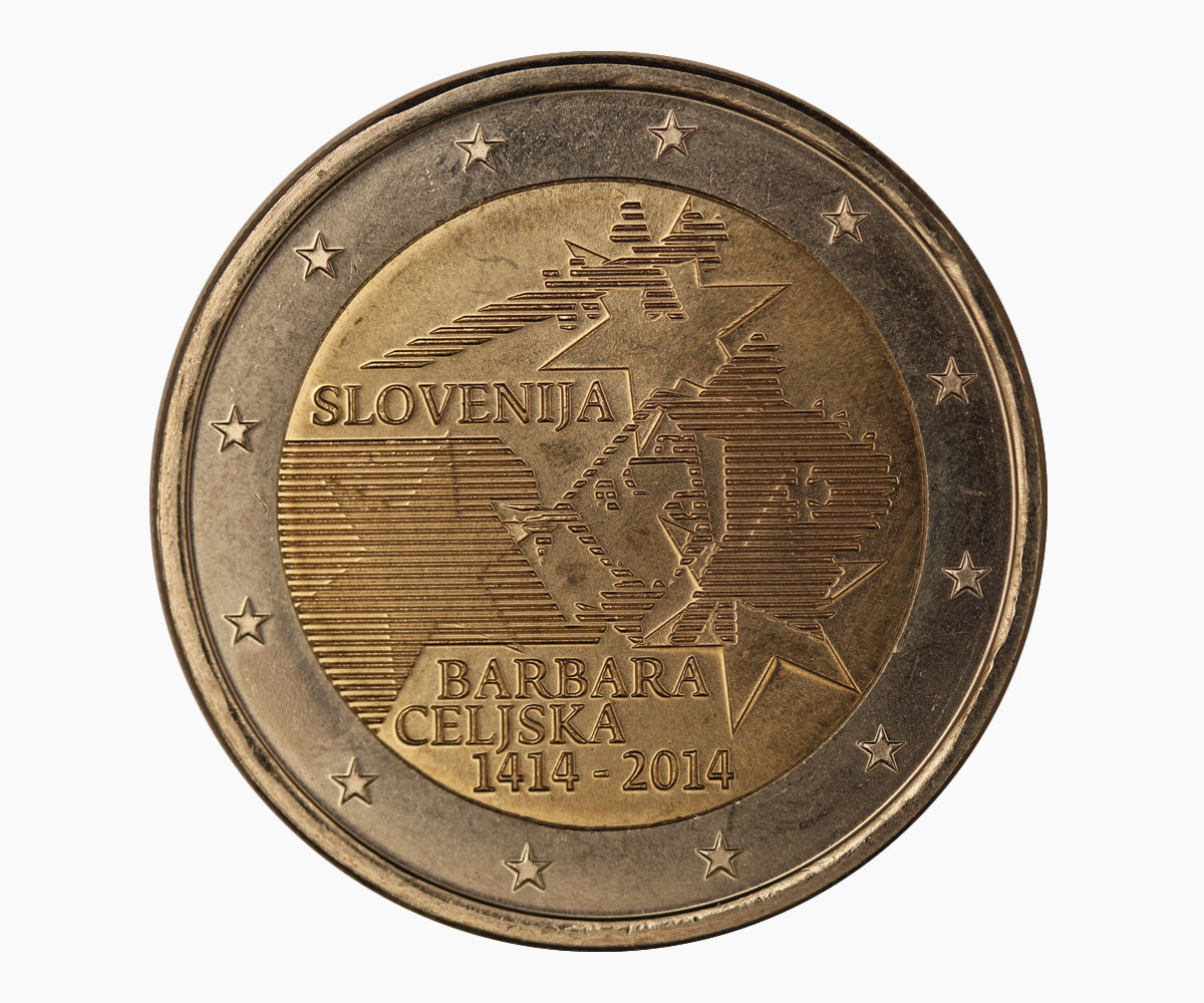 "Barbara Celiska" - moneta da 2 euro