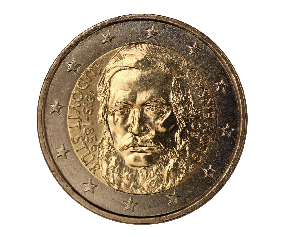 "Ludovit Stur" - moneta da 2 euro