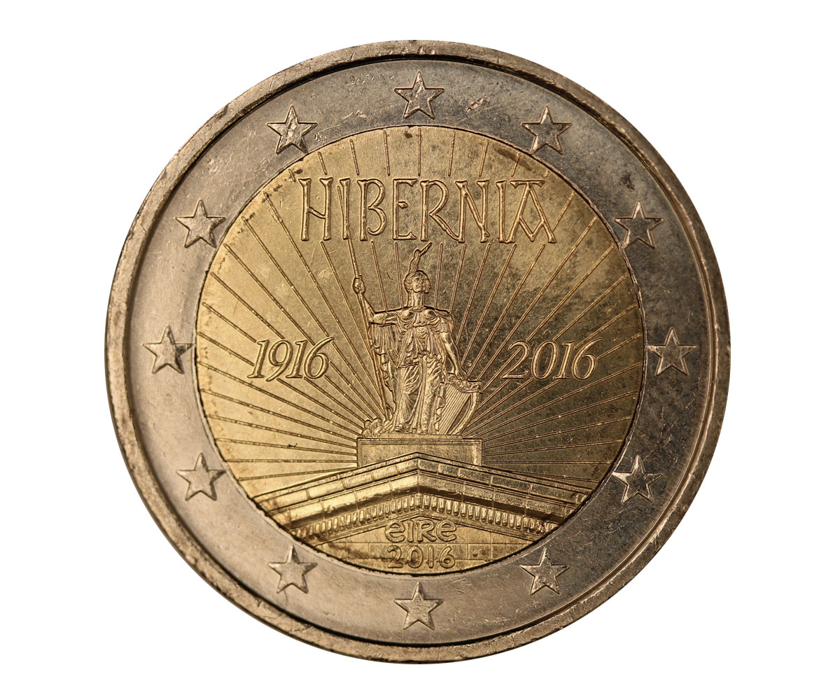 "Ann. Rivoluzione Pasqua" - moneta da 2 euro