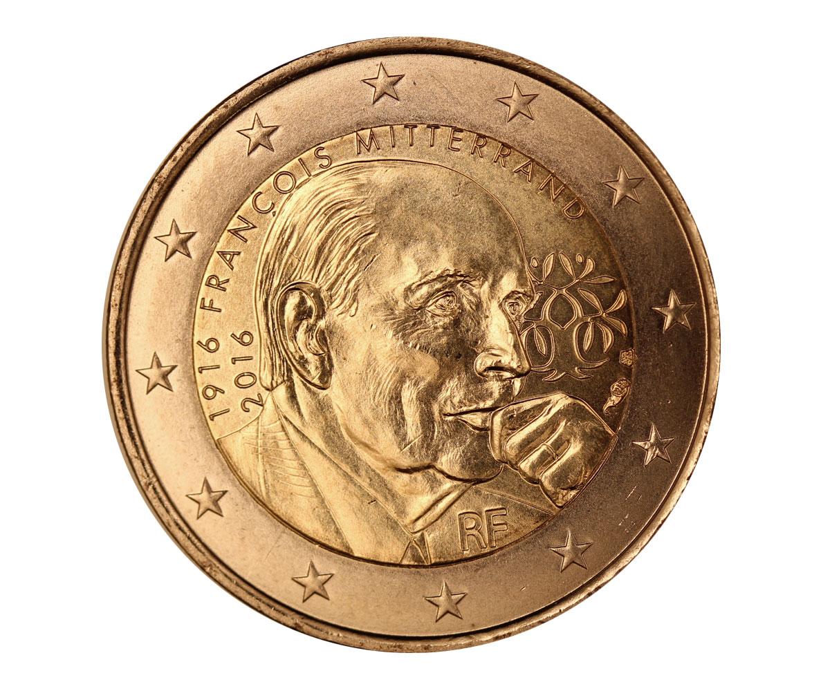 "Mitterand" - moneta da 2 euro