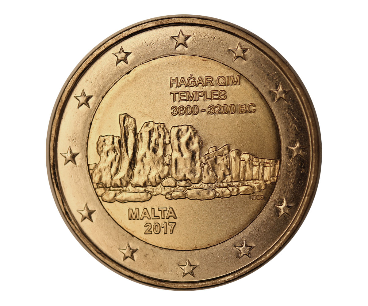 "Hagar Qim" - moneta da 2 euro in blister