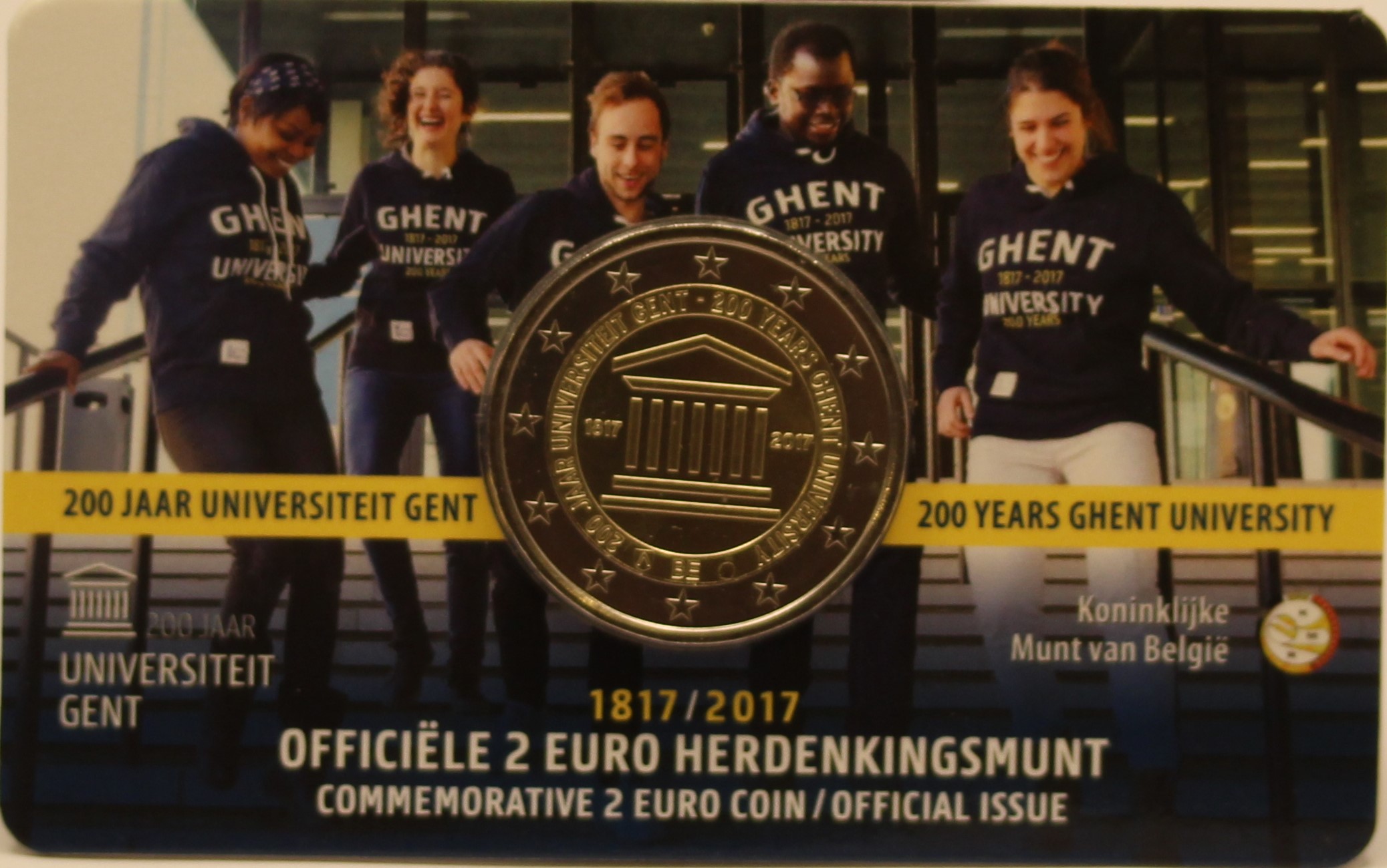 "Universit di Gent" - moneta da 2 euro in blister