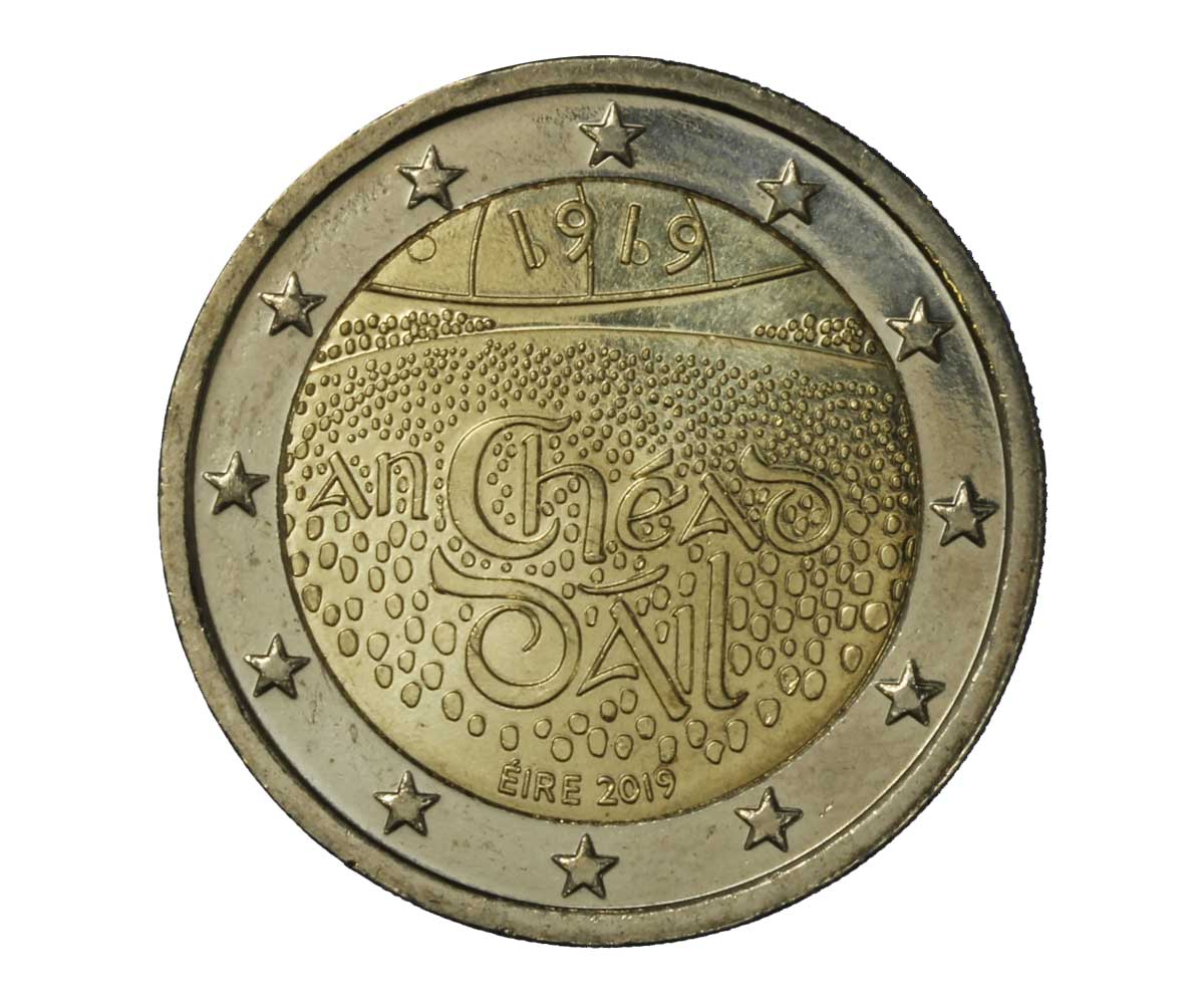 "100 anniversario della prima riunione del Dil ireann" - moneta da 2 euro