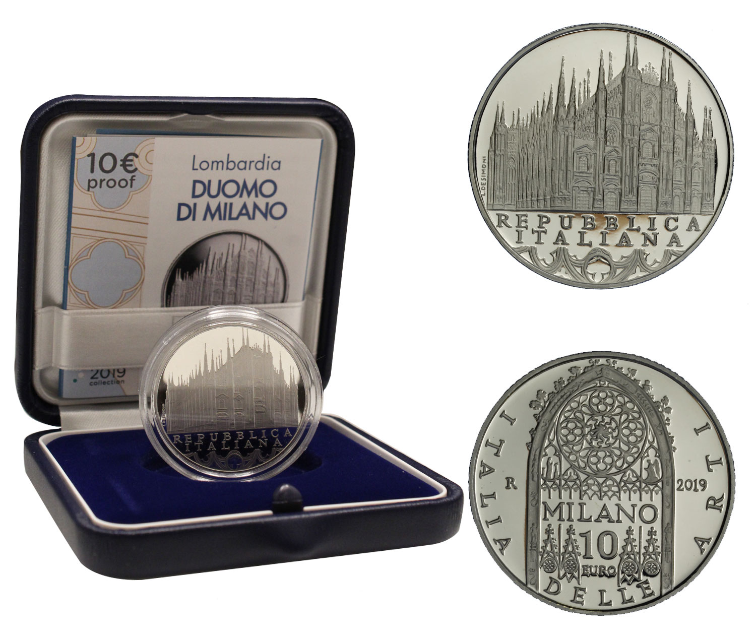 "Italia delle Arti: Duomo di Milano" - moneta da 10 euro gr. 22,00 in argento 925/