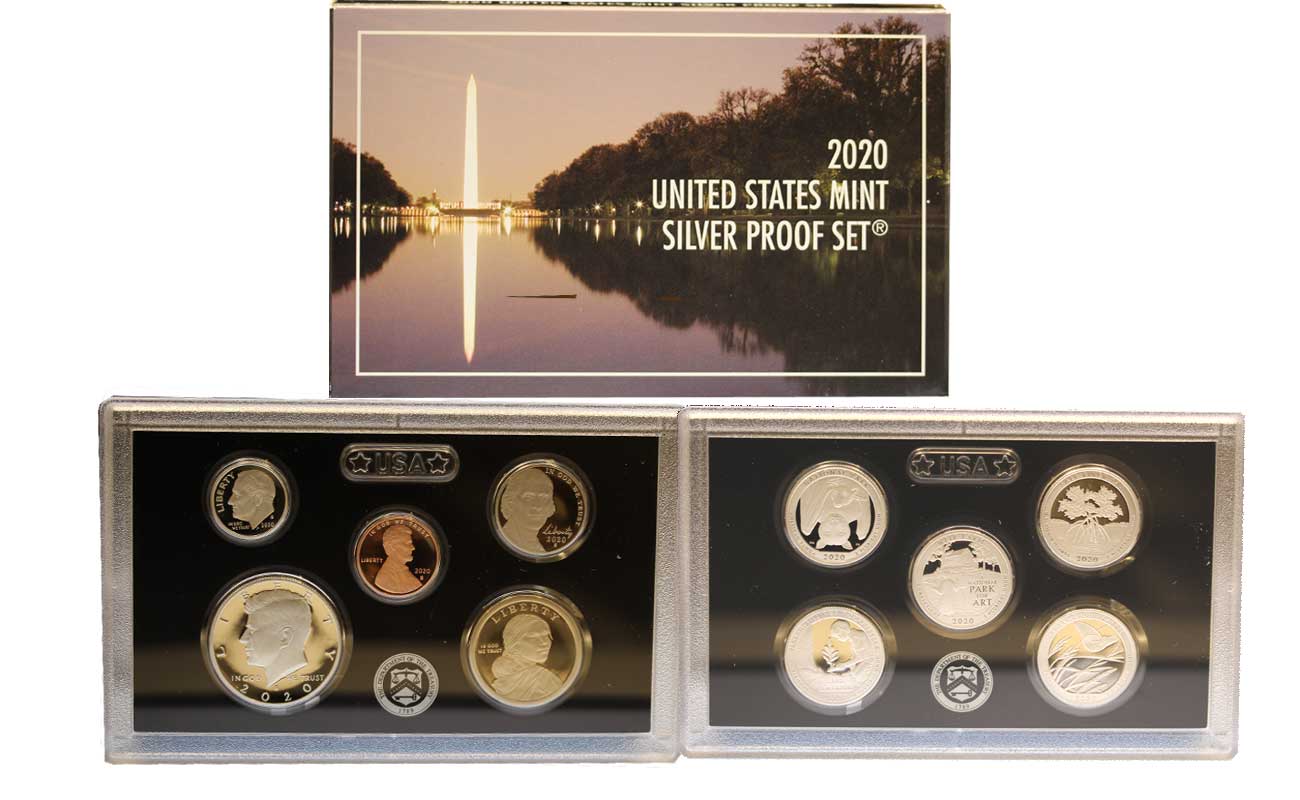 Serie annuale completa con argento ed edizione speciale del Jefferson Nickel
