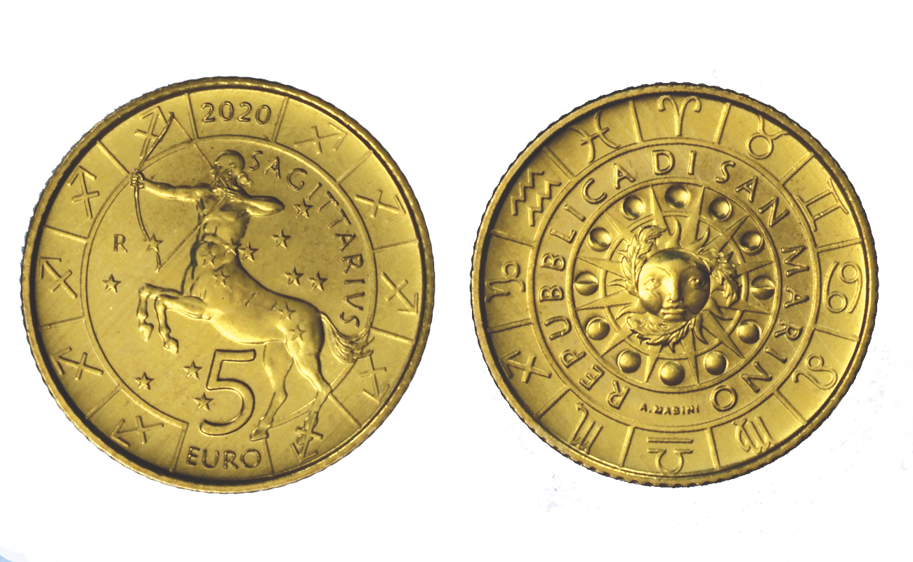 Serie "Segni zodiacali: Sagittario" - moneta da 5 euro