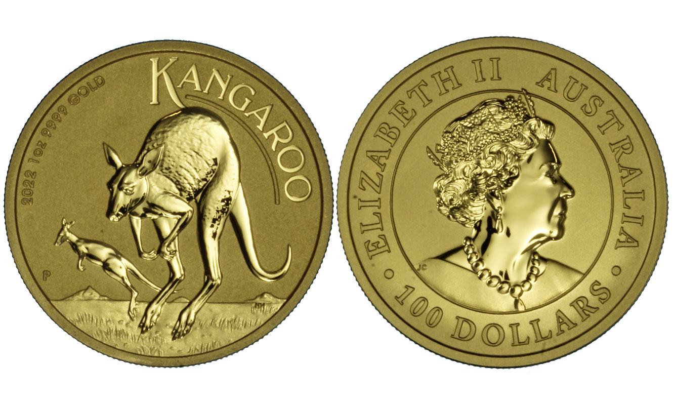 Canguro - 100 dollari gr. 31,103 in oro 999/000 