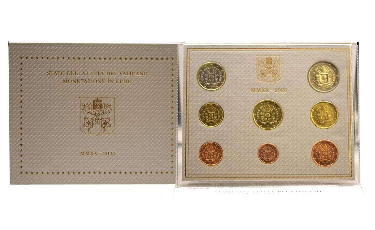 Papa Francesco - Serie completa di 8 monete in confezione originale