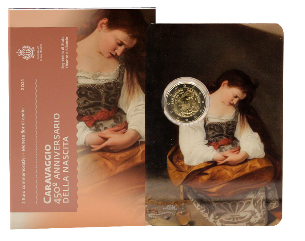 "Caravaggio" -  2 Euro - In coincard