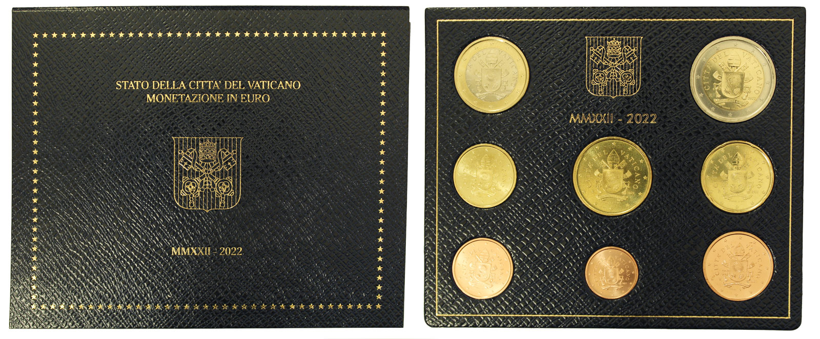 Papa Francesco - Serie completa di 8 monete in confezione originale 