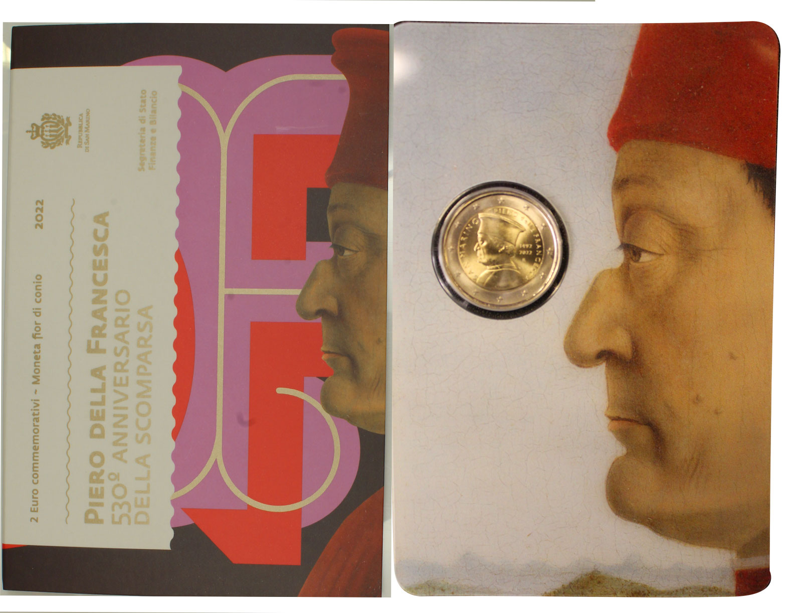 "Piero della Francesca" - 2 euro in coincard