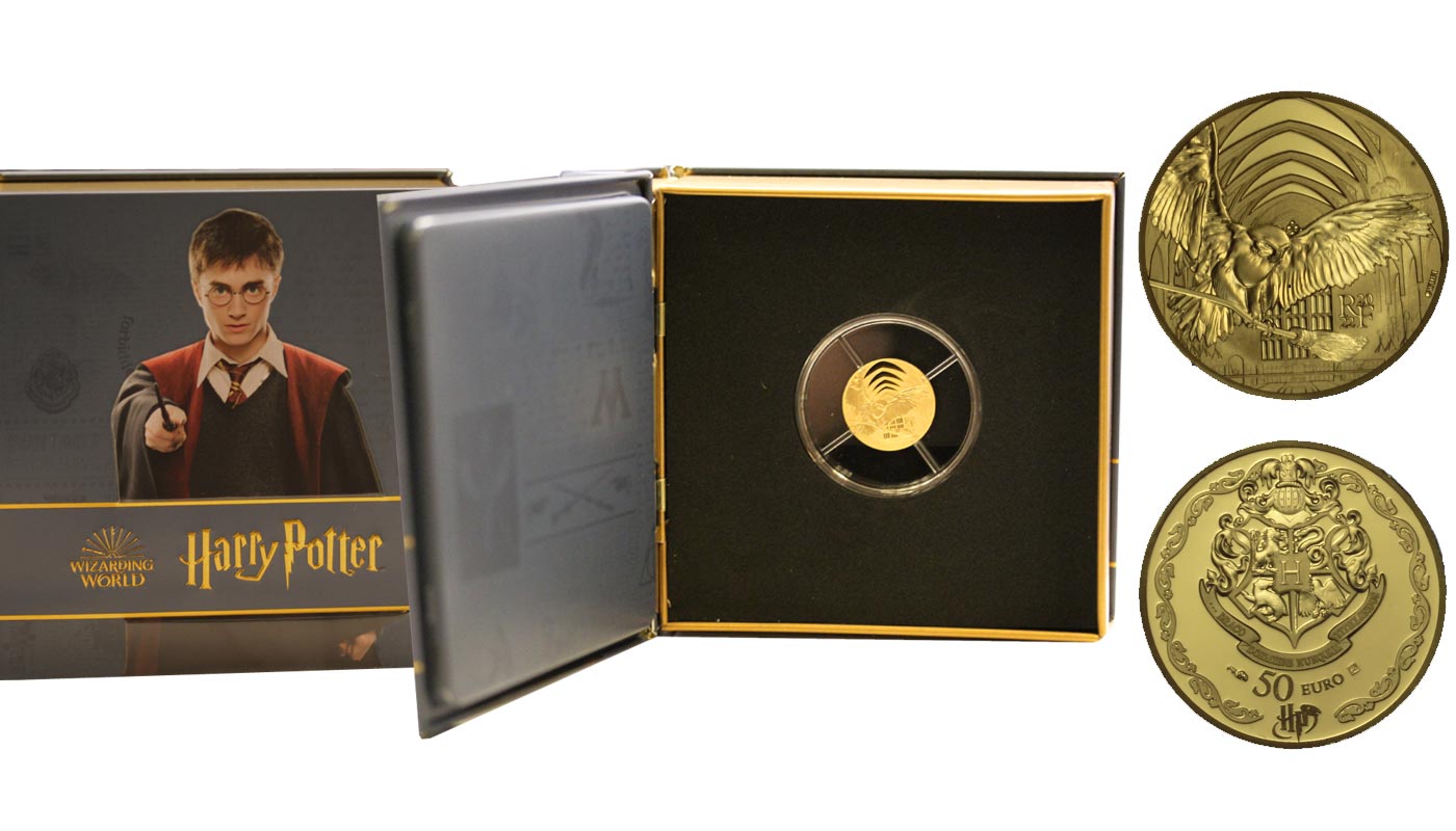 "Harry Potter" - 50 euro gr. 7,78 in oro 999/000 - Tiratura 500 pezzi