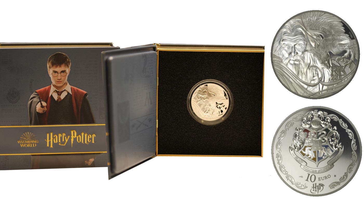 "Harry Potter" - 10 euro gr. 22,20 g in ag. 999/000