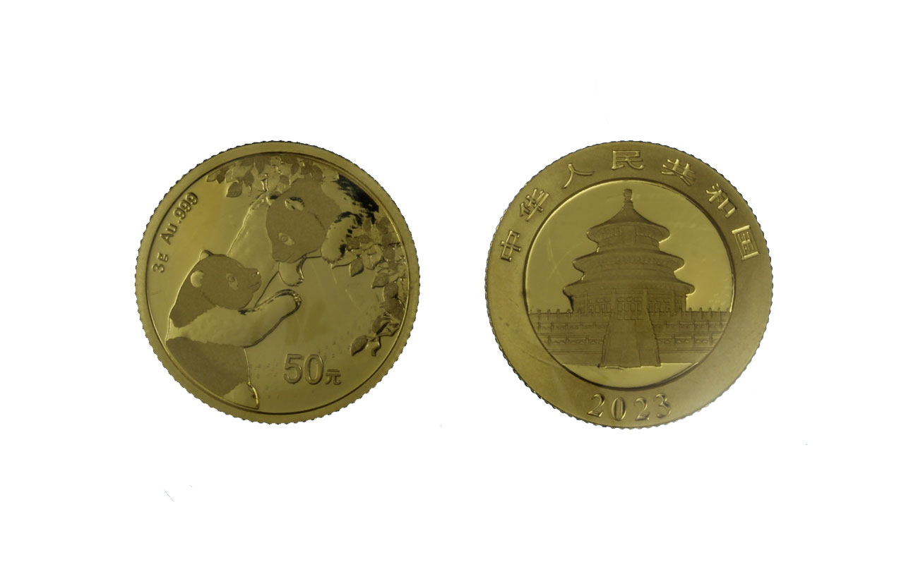 Panda 50 Yuan gr. 3,00 in oro 999/000 