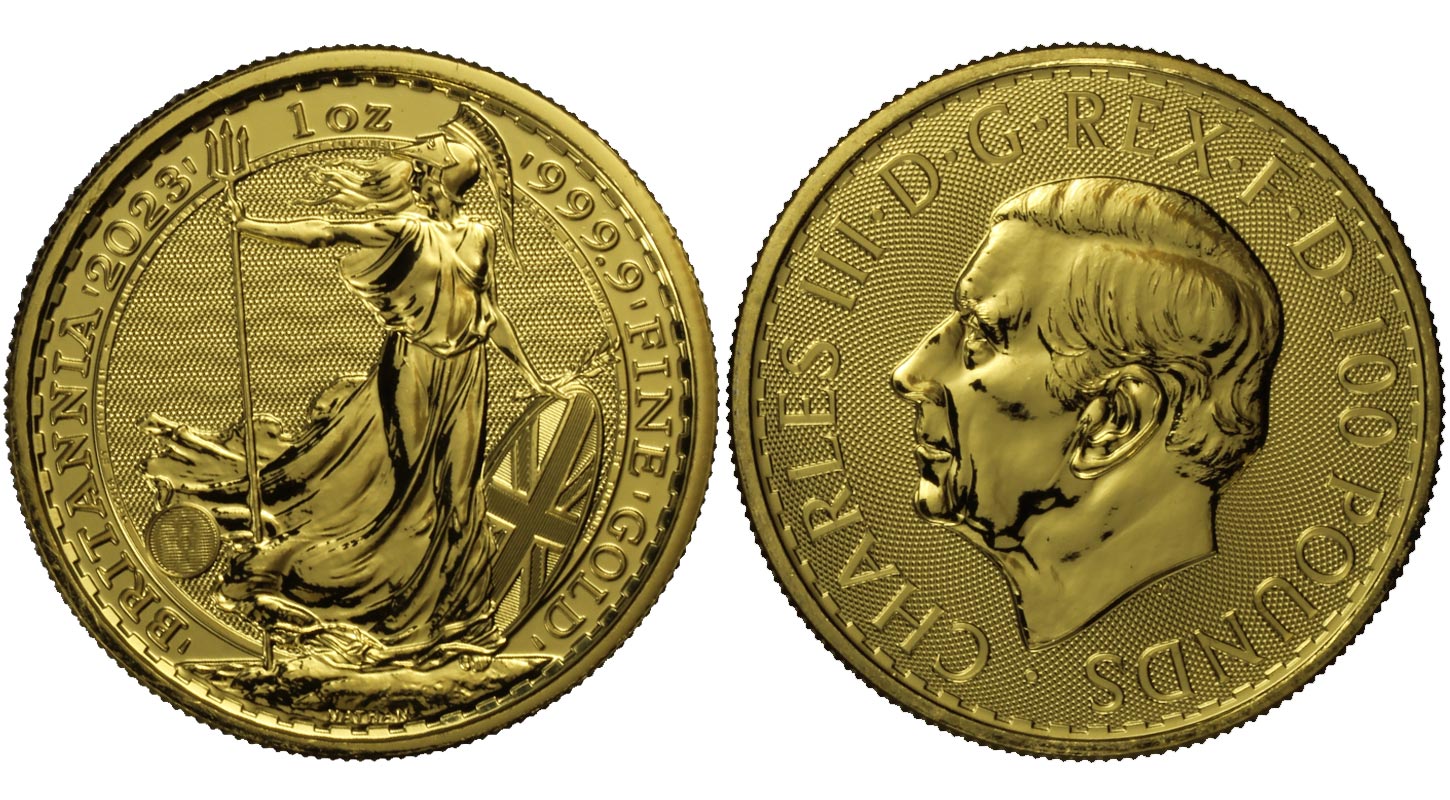 Britannia 100 pounds gr. 31,103 in oro 999/000 - Effigie Carlo III