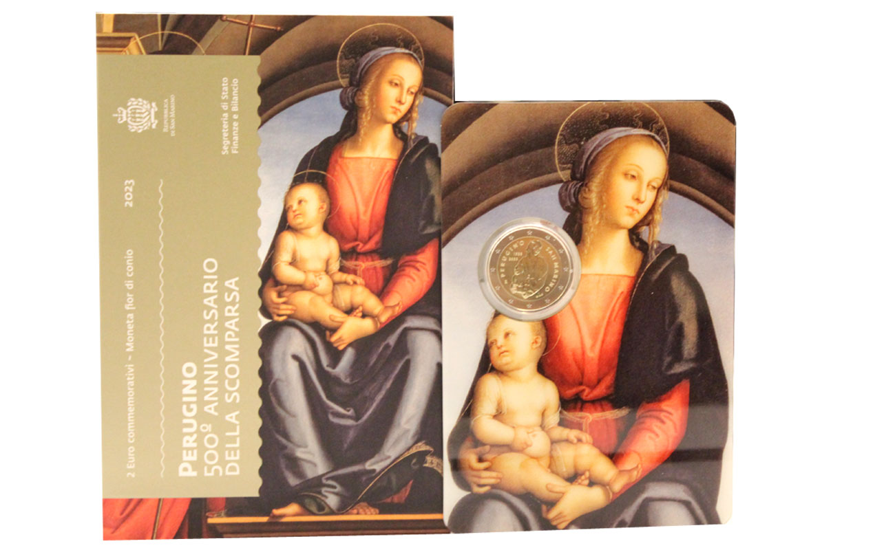 "Perugino - 500 Anniversario della scomparsa" - Moneta da 2 euro commemorativa