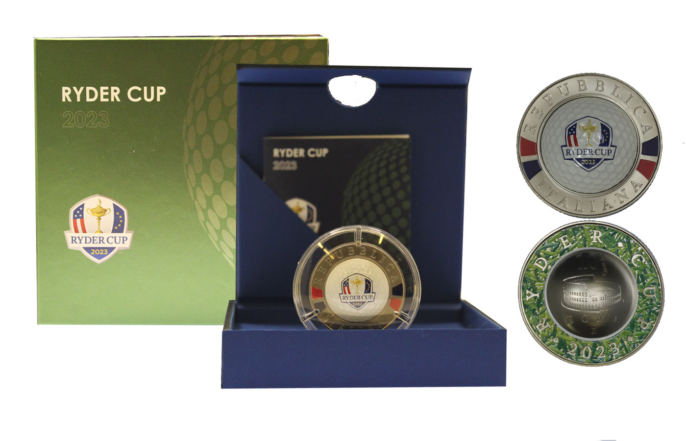 "Ryder cup 2023" - 10 euro gr 22.00 in argento 925/