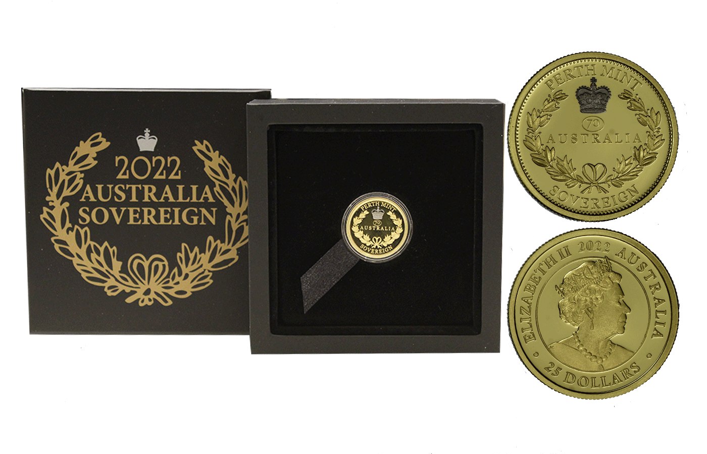 "Giubileo di Platino" - Regina Elisabetta II - Sterlina gr. 7,98 in oro 917/ - Tiratura 1000 pezzi