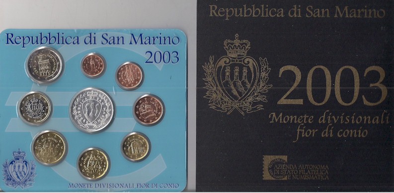 "Tolleranza-Indipendenza-Libert" - Serie divisionale di 9 monete con 5 euro gr. 18,00 in arg. 925/ - In conf. originale