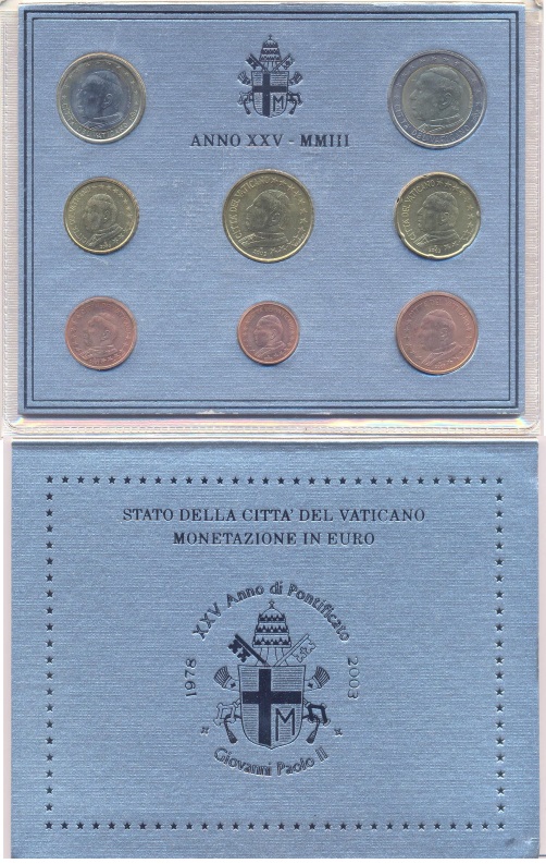Monete da collezione   Vaticano   Euro   Serie divisionali FDC